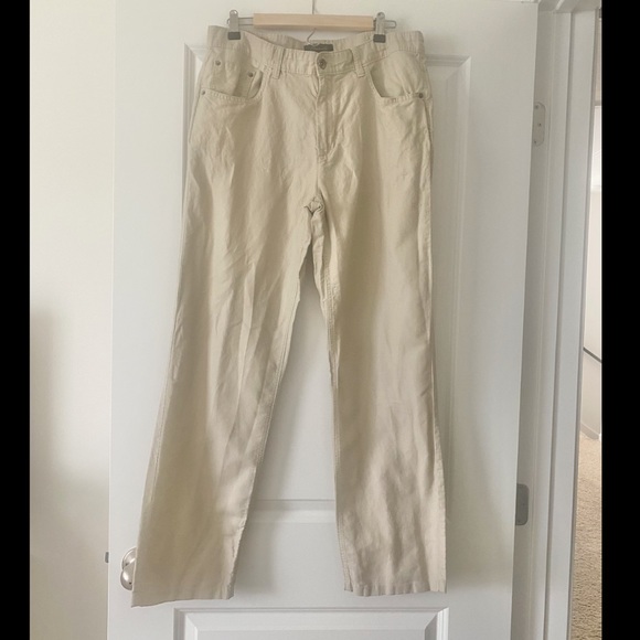 Roundtree & Yorke Pants 88 Mens Lightweight Khaki Pants Poshmark